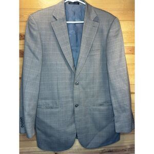 Pendleton 100% Wool Shell Blazer Men's Size 40R Gray Sports Coat Jacket‎